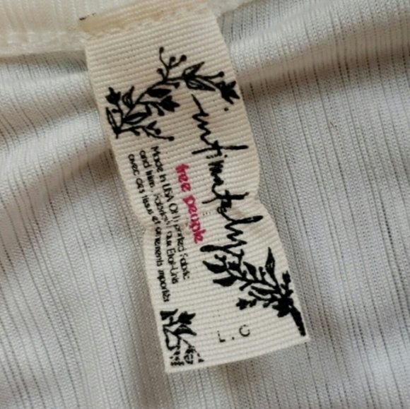 🚫SOLD🛇🌴 Free People White Slinky slinky tank - Picture 3 of 4